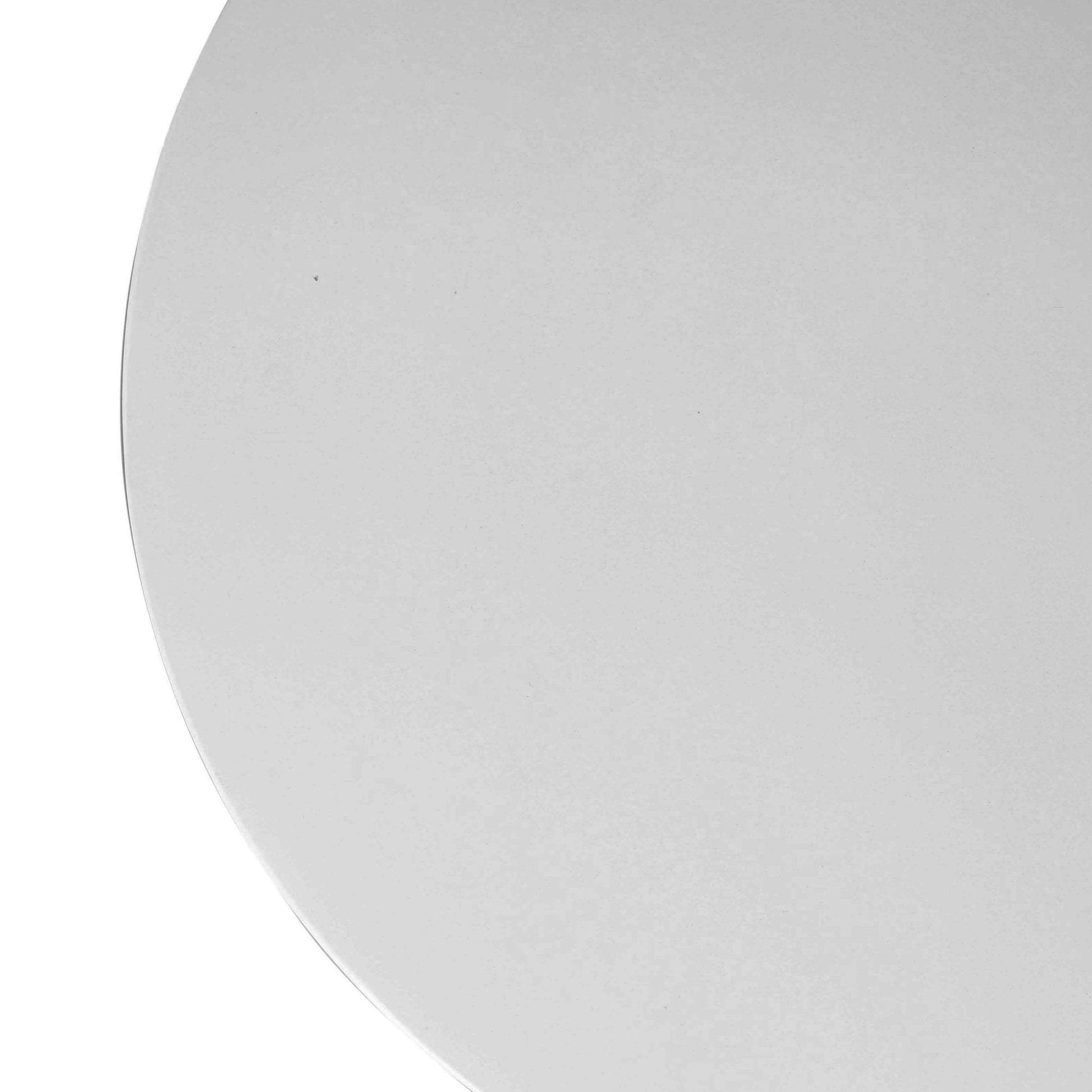 22" White Distressed Solid Wood Round End Table-4